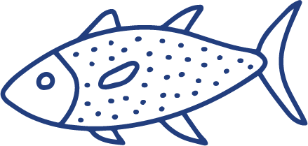 Tuna illustration for Chutoro Pets Tuna Bites freeze dried treats